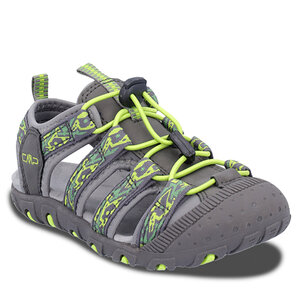 Sandały CMP Kids Sahiph30q9524 GRAFFITE-LIME GRREN 77UN