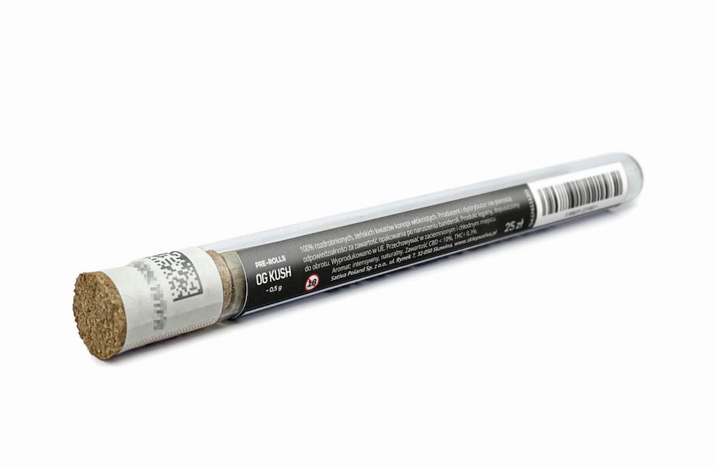 OG Kush Pre-Roll CBD z akcyzą 0,5g Sativa Poland