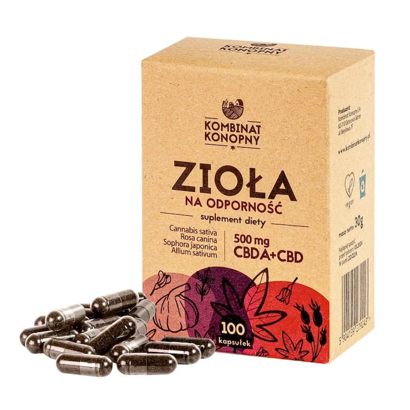 Zioła na odporność z CBD Kombinat konopny