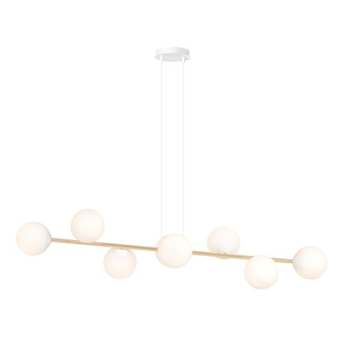 Molekularna lampa wisząca do jadalni, nad stół 1242/8 z serii GRAVITY