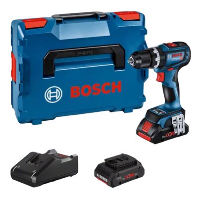 BOSCH Wiertarko-wkrętarka Professional GSB 18V-90 C 06019K6104 2xAku