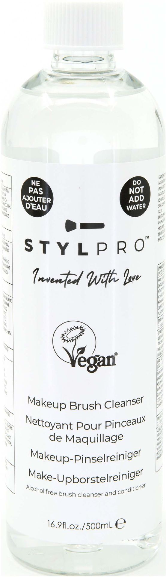 STYLPRO Vegan Makeup Brush Cleanser 500 ml - Płyn do mycia pędzli  500 ml