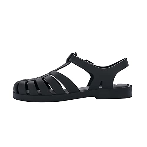 melissa Possession Ad, Płaskie sandały damskie, czarne, 41/42 EU, Czarny, 41/42 EU