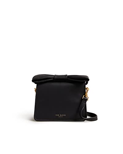 Ted Baker Damska torba na ramię Niasina Bow Detail Mini Cross Body Bag Black, czarny, jeden rozmiar