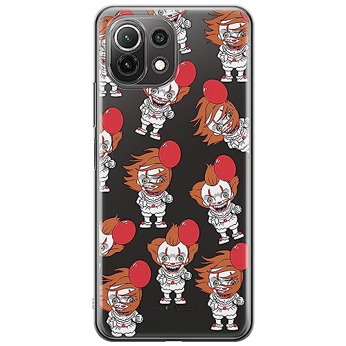 ERT GROUP etui na telefon Xiaomi 11 LITE 4G/5G, case oryginalny i oficjalnie licencjonowany przez Horror, wzór It 007, plecki z TPU częściowo przeźroczyste