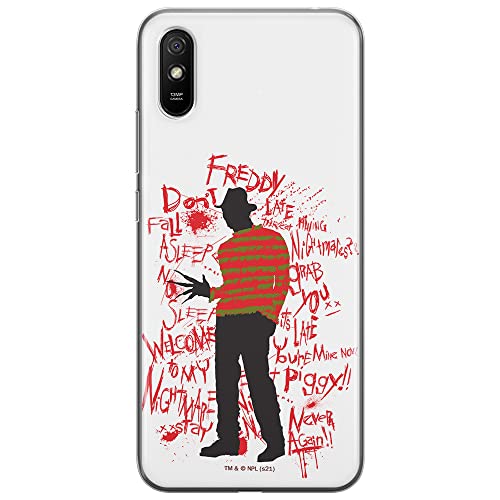 ERT GROUP etui na telefon Xiaomi REDMI 9A, case oryginalny i oficjalnie licencjonowany przez Horror, wzór Nightmare of Elm Street 010, optymalnie dopasowane, plecki z TPU