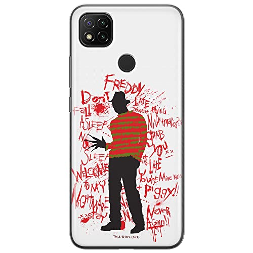 ERT GROUP etui na telefon Xiaomi REDMI 9C, case oryginalny i oficjalnie licencjonowany przez Horror, wzór Nightmare of Elm Street 010, optymalnie dopasowane, plecki z TPU