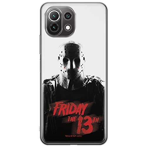 ERT GROUP etui na telefon Xiaomi 11 LITE 4G/5G, case oryginalny i oficjalnie licencjonowany przez Horror, wzór Friday the 13th 014, plecki z TPU