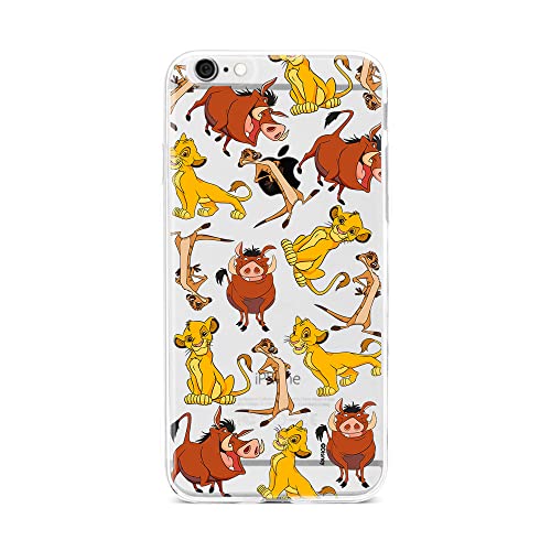 ERT GROUP etui na telefon Apple Iphone 6/6S, case oryginalny i oficjalnie licencjonowany przez Disney, wzór Simba & Friends 010, optymalnie dopasowane, plecki z TPU częściowo przeźroczyste