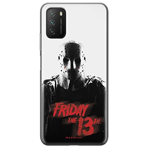 ERT GROUP etui na telefon Xiaomi REDMI 9T/ POCO M3, case oryginalny i oficjalnie licencjonowany przez Horror, wzór Friday the 13th 014, optymalnie dopasowane, plecki z TPU