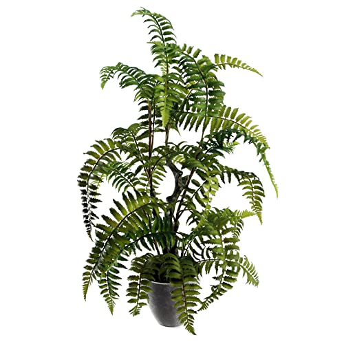 Leaf Sztuczny realistyczny naturalny wygląd paproci mech w doniczce