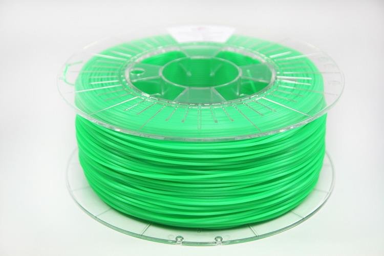 SPECTRUM Filament do drukarki 3D SPECTRUM PLA, zielony fluorescencyjny, 1.75 mm