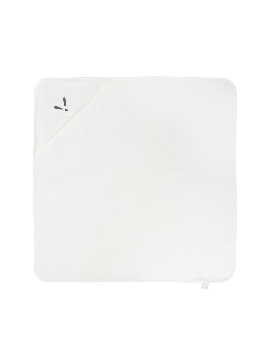 Piapimo Ręcznik z kapturkiem 90x90cm biały z haftem TowelPower