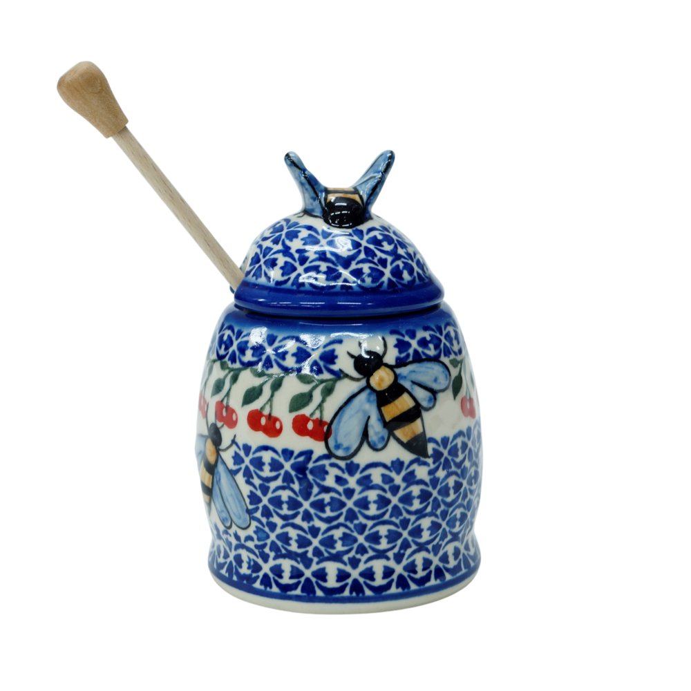 Ceramiczny pojemnik na miód Ceramika Bolesławiec