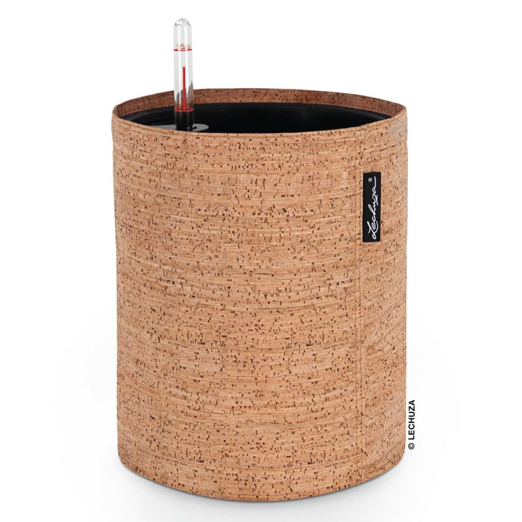 Lechuza Doniczka TRENDCOVER 23 Cork all-in-one, jasna, naturalna