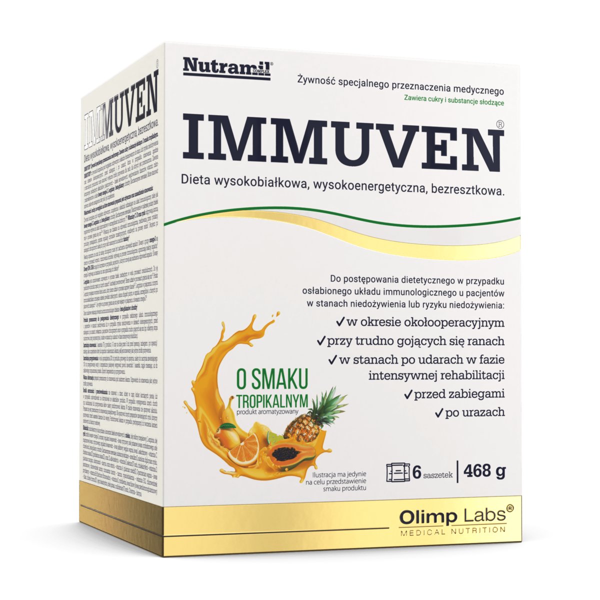 Olimp Immuven o smaku tropikalnym x 6 sasz