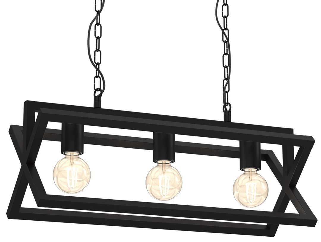 Wisząca lampa industrialna Arnold MLP8563 łańcuchy czarne