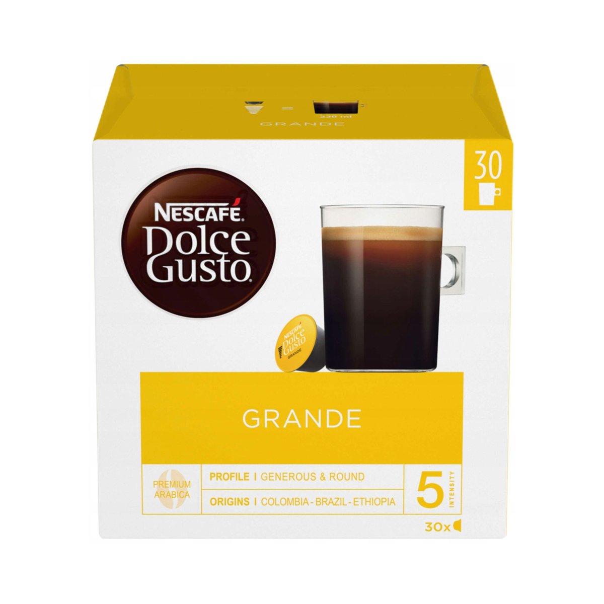 Nescafe Dolce Gusto Grande Kawa w kapsułkach 30 x 8 g