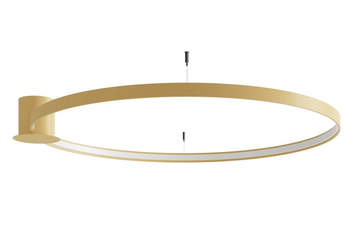 Sufitowa lampa Rio TH.227 Thoro LED 70W 4000K koło do salonu złota