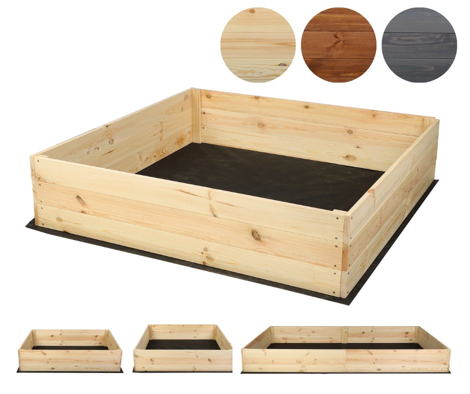 Skrzynia na warzywa ZP06 27x120x117 cm Naturalna / Wamar-Sosenka