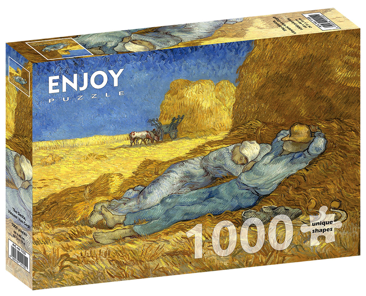 Puzzle, Południe - Odpoczynek od pracy (wg Milleta), Vincent van Gogh, 1000 el.
