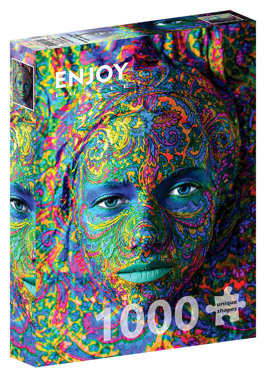 Puzzle, Kobieta z makijażem, 1000 el.