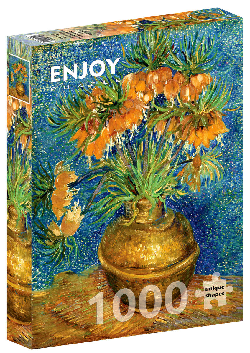 Puzzle, Szachownice cesarskie w miedzianym wazonie, Vincent van Gogh, 1000 el.