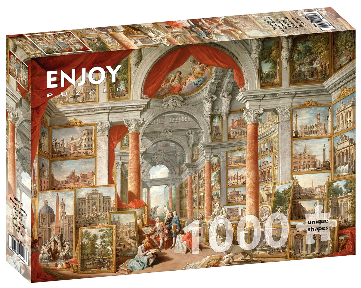 Puzzle, Współczesny Rzym, Giovanni Paolo Panini, 1000 el.