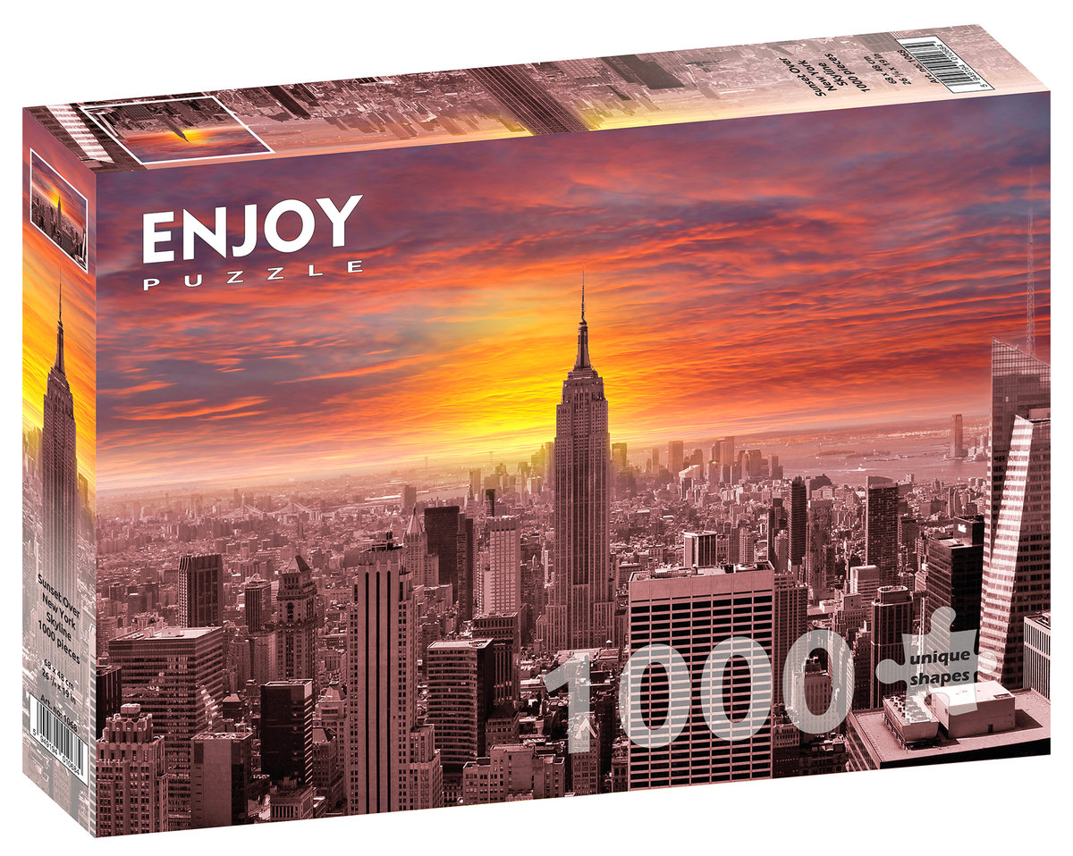 Puzzle, Zachód słońca, Nowy Jork, USA, 1000 el.