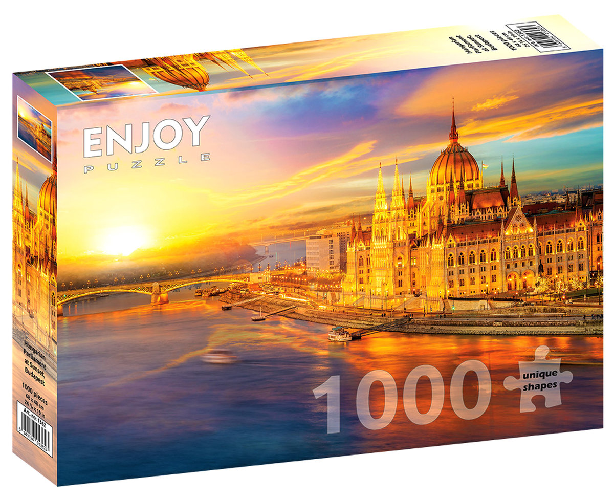Puzzle, Budynek parlamentu, Budapeszt, Węgry, 1000 el.