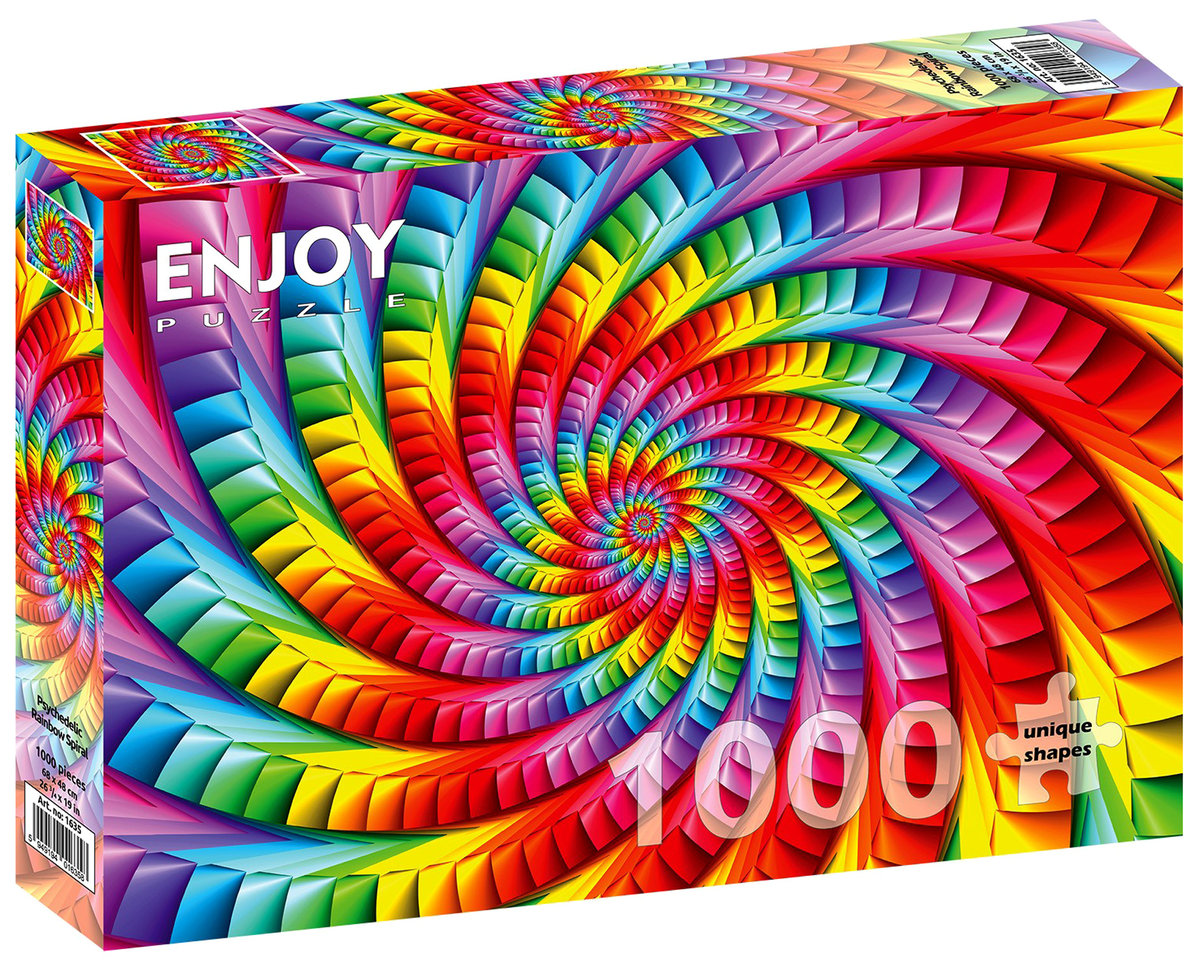 Puzzle, Psychodeliczna tęczowa spirala, 1000 el.