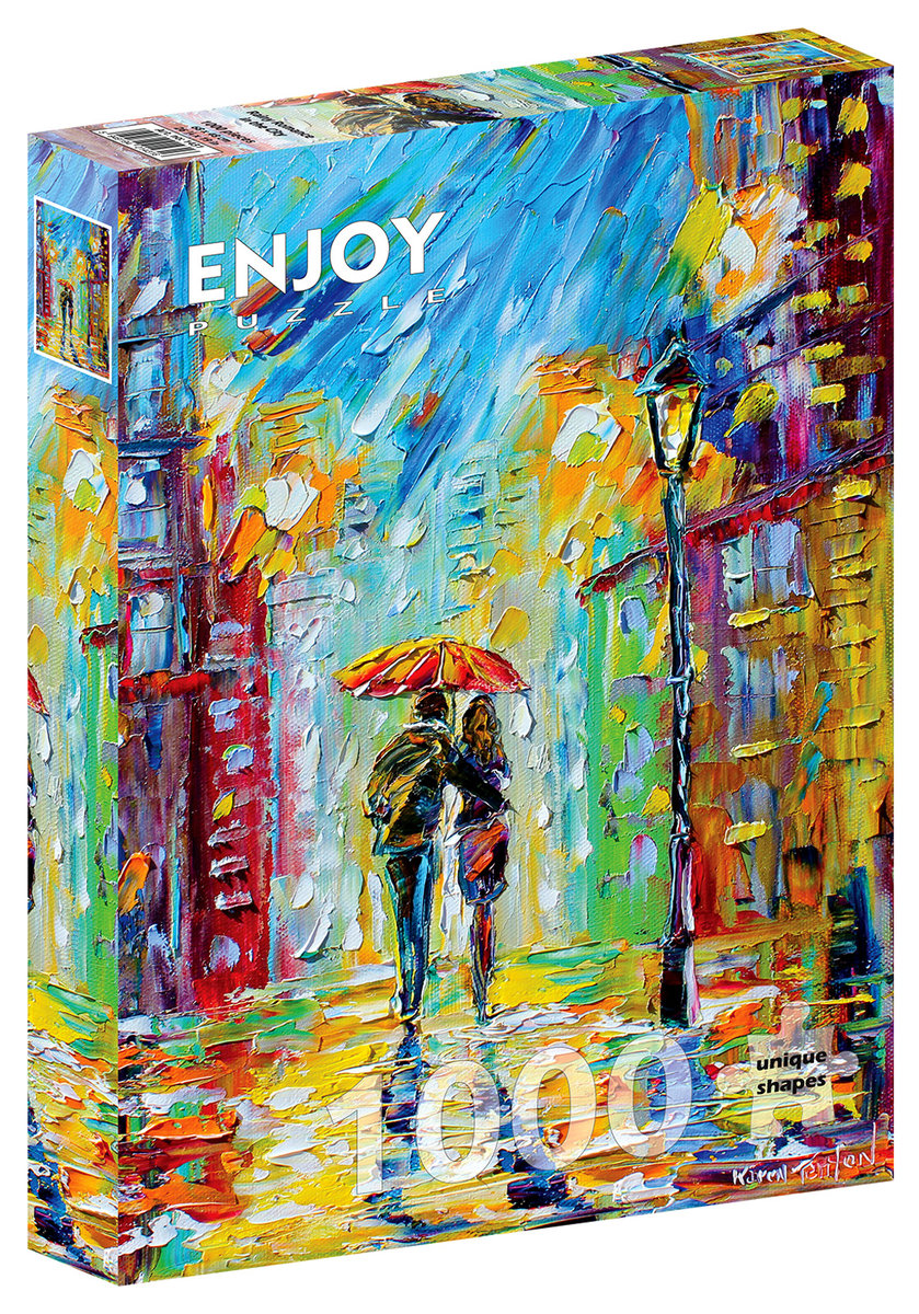 Puzzle, Spacer w deszczu, 1000 el.