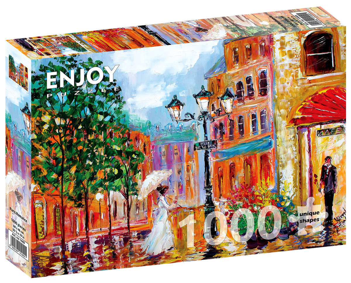 Puzzle, Romans w Paryżu, Francja, 1000 el.