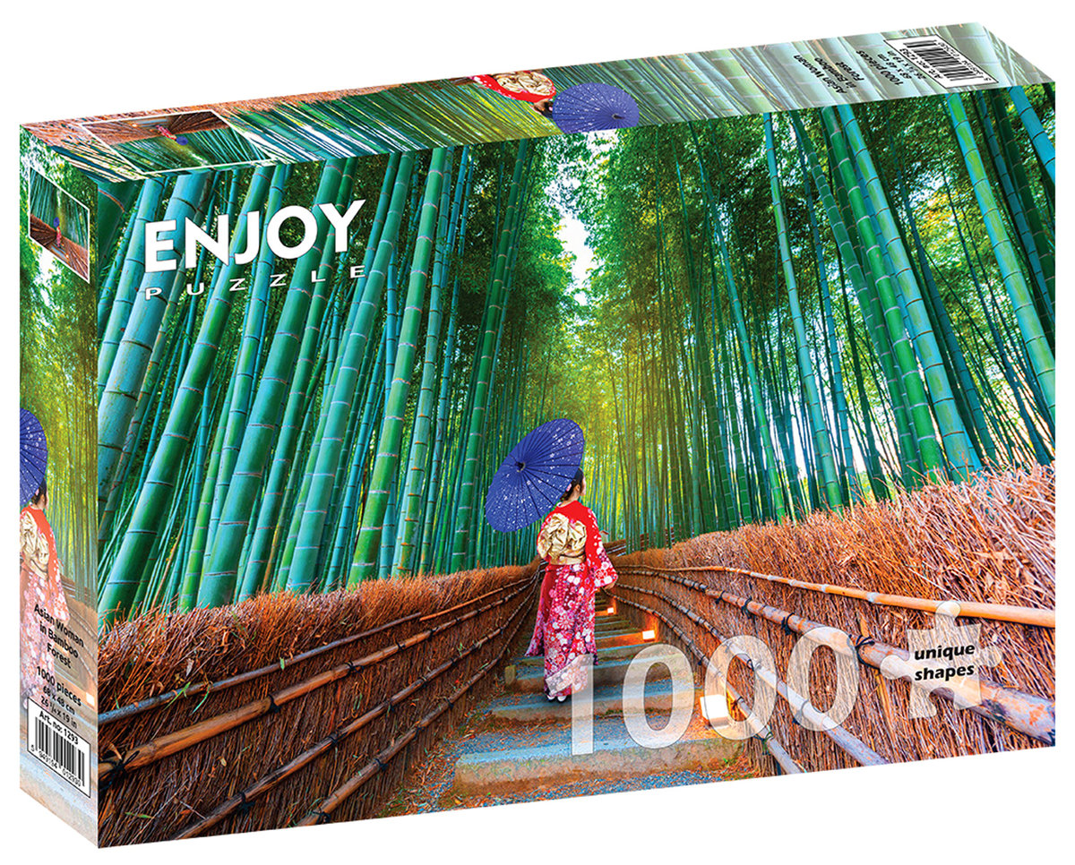 Puzzle, Las bambusowy, Japonia, 1000 el.