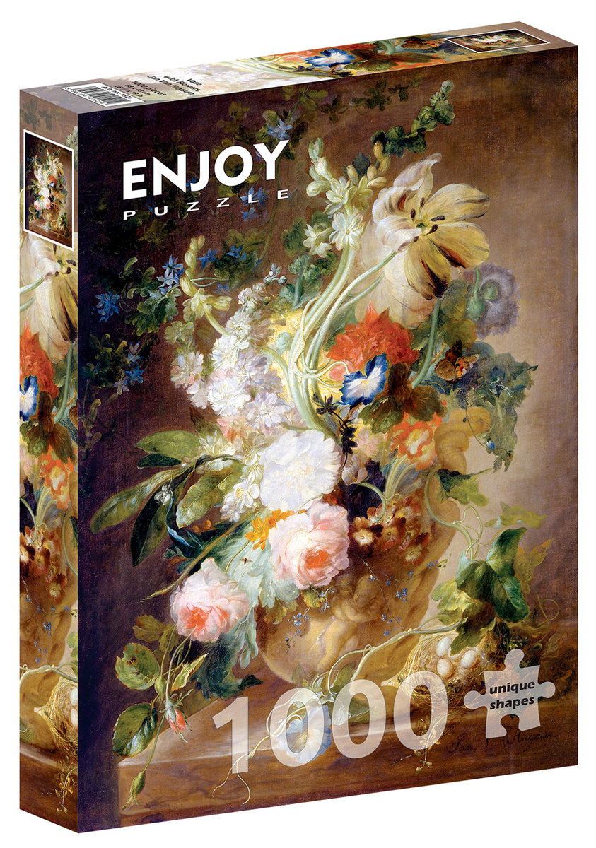 Puzzle, Kwiaty w wazonie, Jan van Huysum, 1000 el.