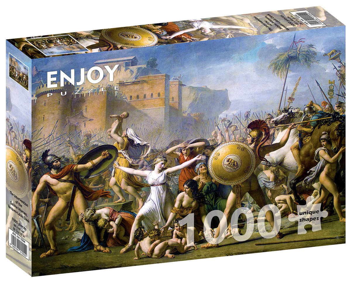 Puzzle, Interwencja Sabinek, Jacques-Louis David, 1000 el.