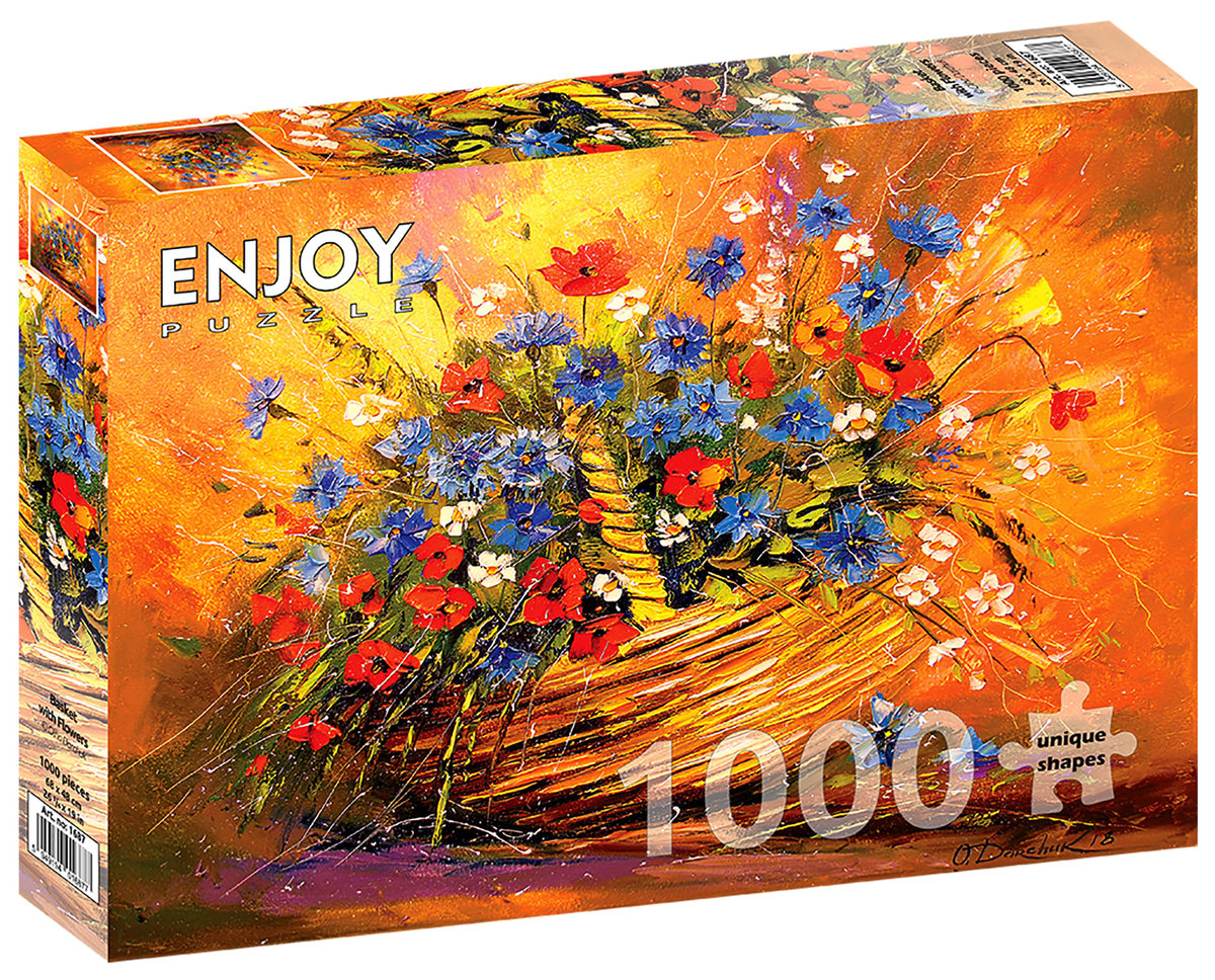 Puzzle, Kosz z kwiatami, 1000 el.