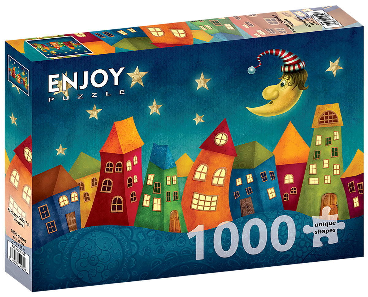 Puzzle, Kolorowe domy, 1000 el.