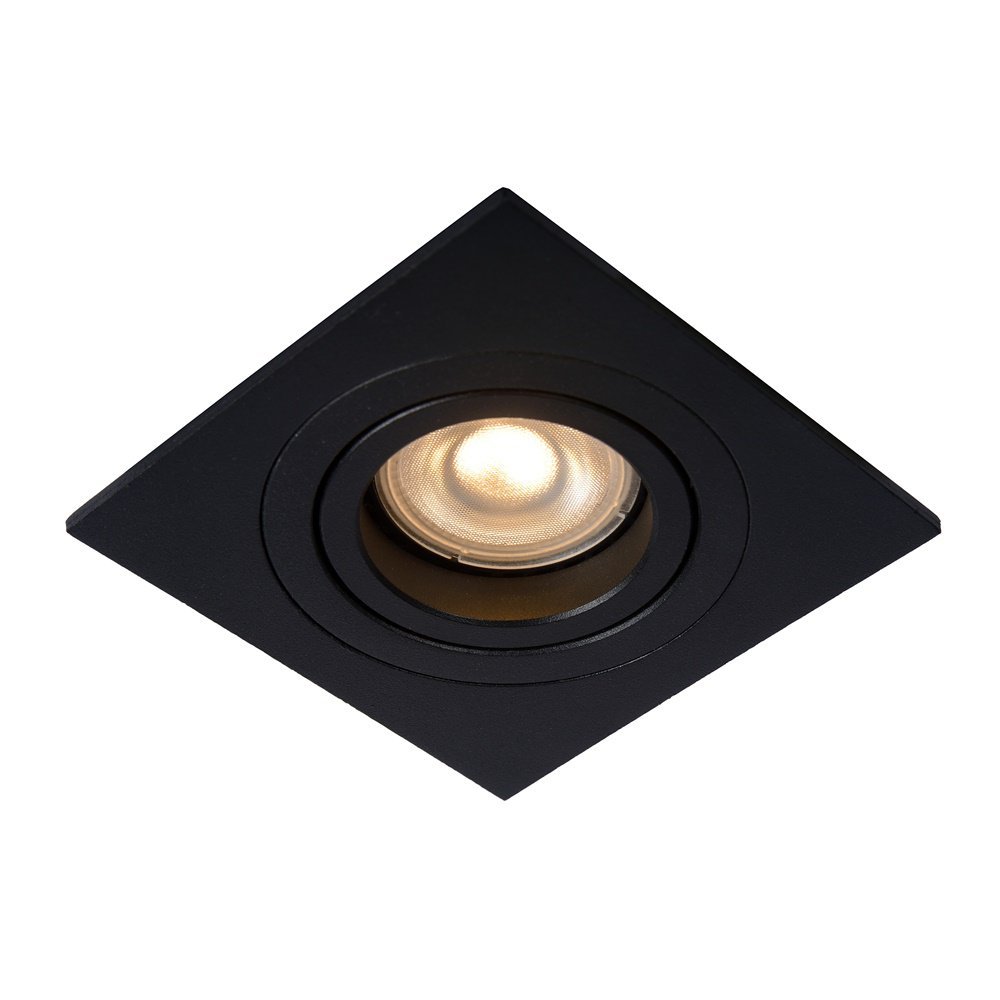 Lucide TUBE Reflektor wpuszczany Czarny 1-punktowy Nowoczesny Obszar wewnętrzny TUBE Czas dostawy od 10-14 dni roboczych 22955/01/30