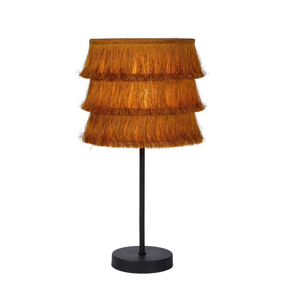 Lucide Togo 10507/81/44 lampa stołowa lampka 1x40W E14 brązowa/czarna