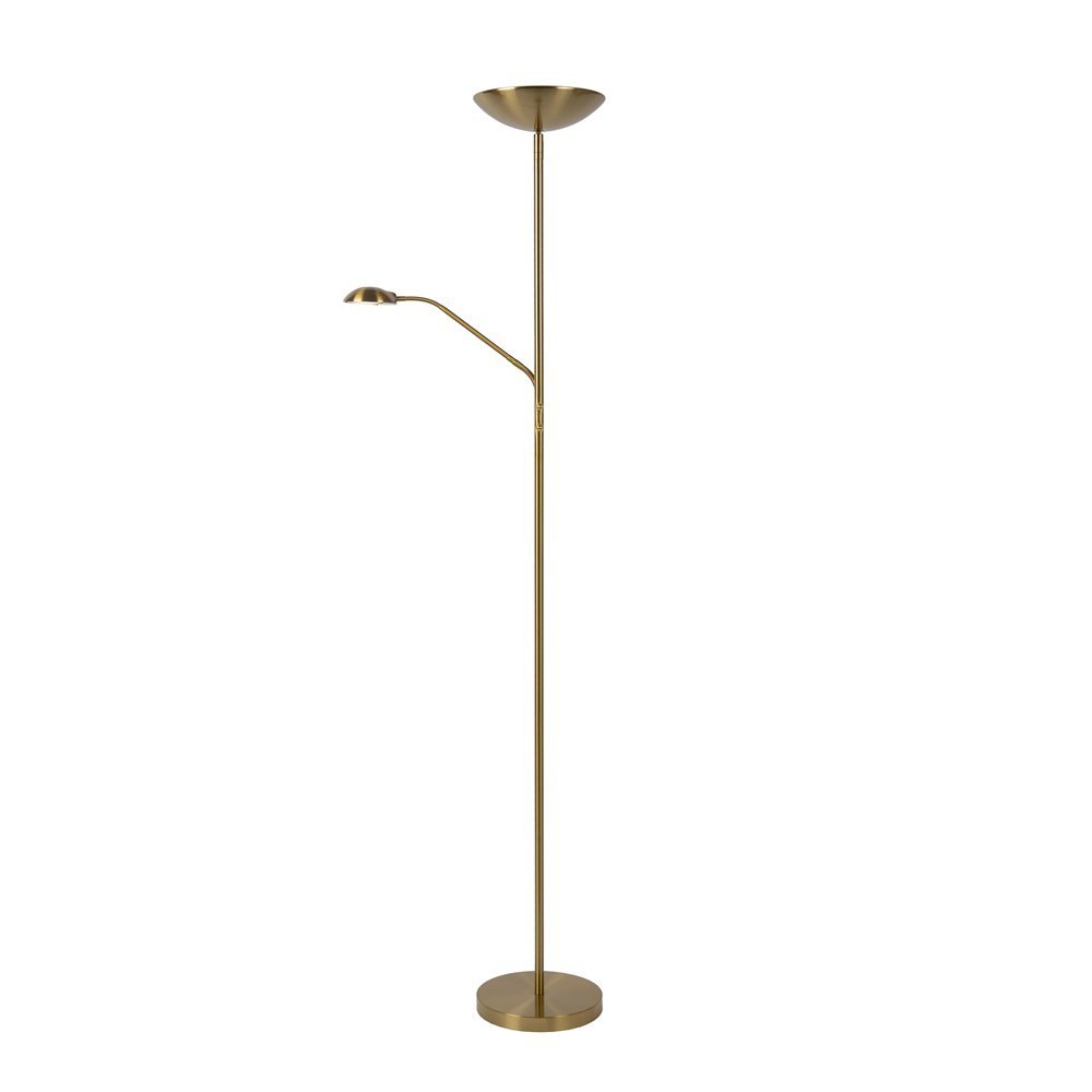 Lucide Zenith 19791/24/02 lampa stojąca podłogowa 1x20W 1x4W LED złota