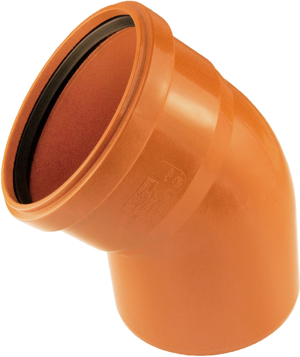 Kolano PP 250/87.5 SN8 do kanalizacji zewnętrznej