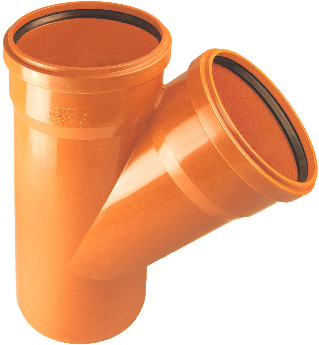 Trójnik PP 200x110/45 SN8 do kanalizacji zewnętrznej