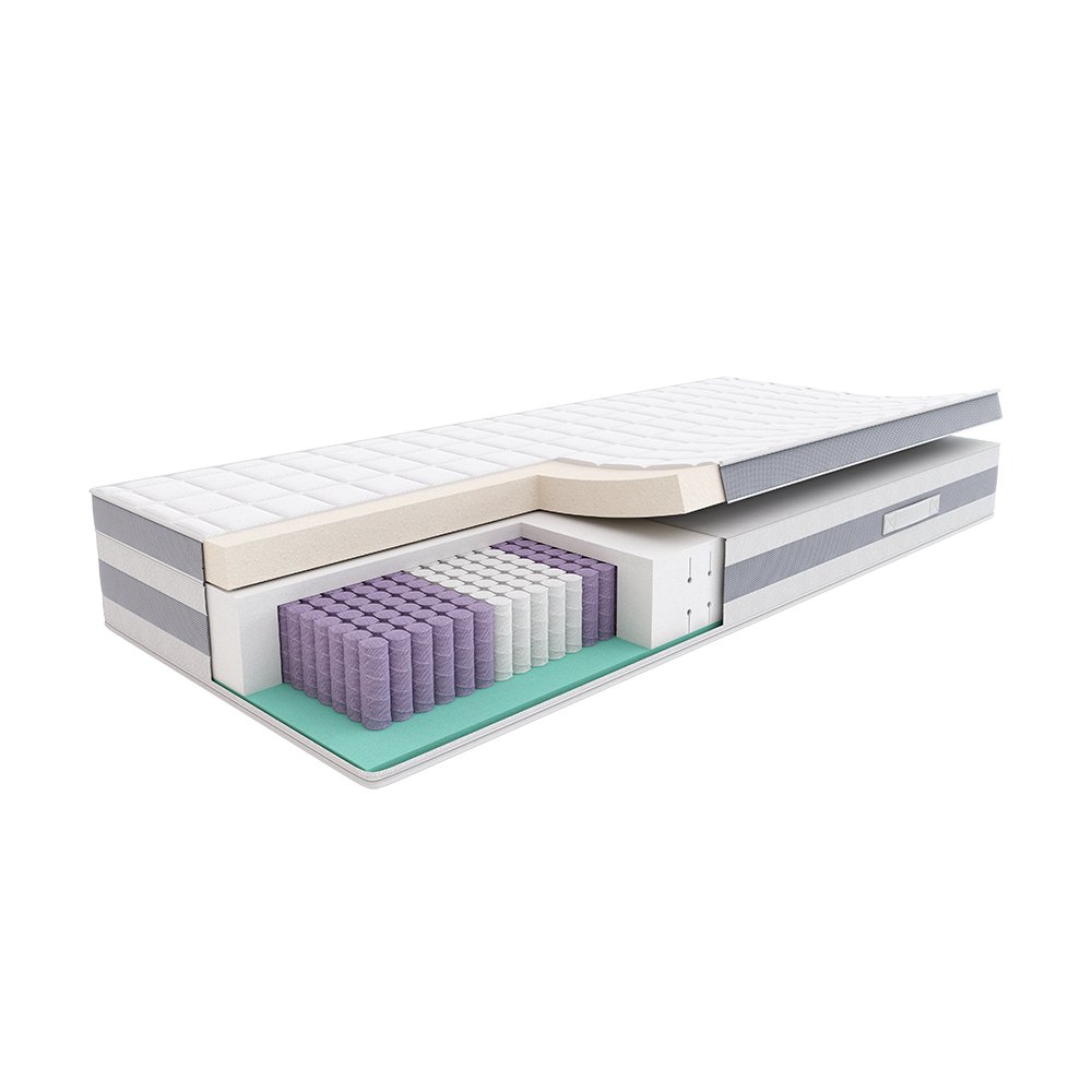 Materac kieszeniowy 140x200 cm Sleepmed Supreme Hybrid Plus