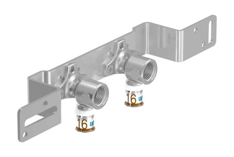 Uponor S-Press PLUS kolano naścienne zest. 80mm 16-Rp1/2