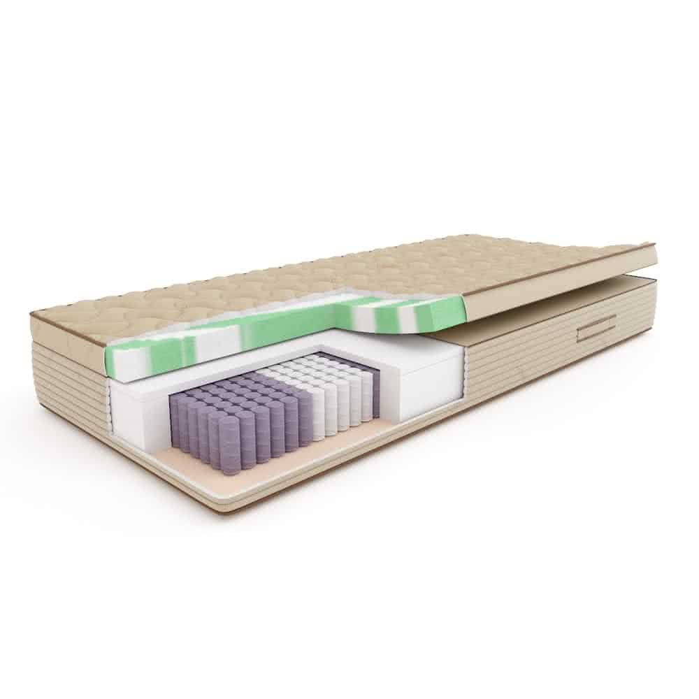 Materac kieszeniowy 160x200 cm Sleepmed Natura Hybrid Plus