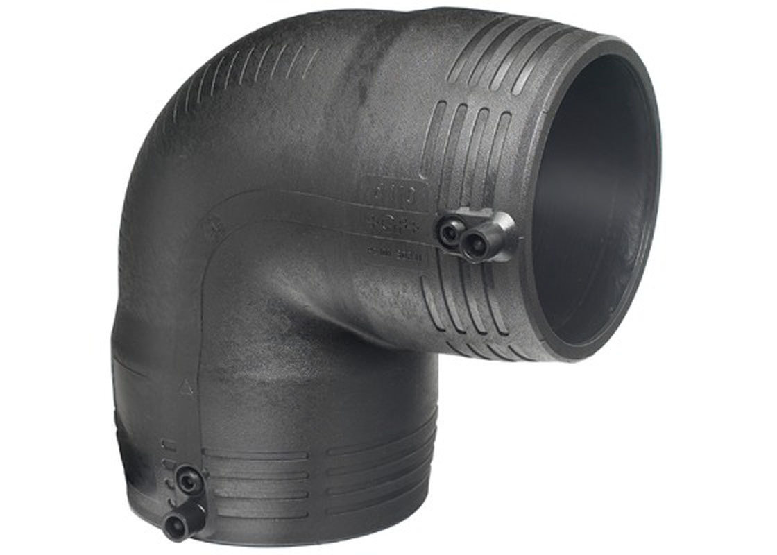Kolano elektrooporowe 90ST. DN160 PE100, SDR11, PN10 gaz/PN16 woda