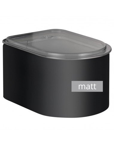 Pojemnik metalowy 1,0l LOFT czarny MATT Wesco