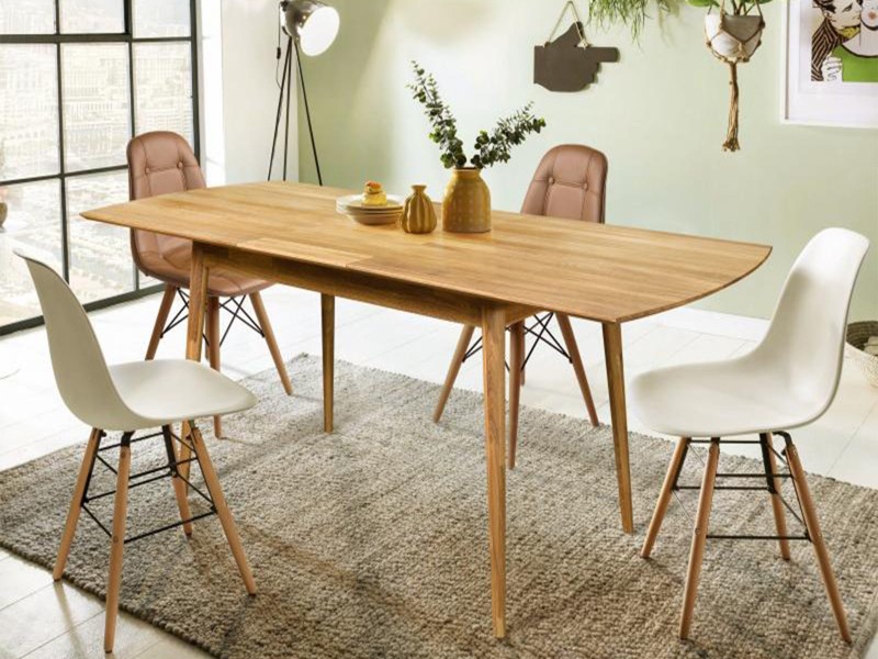 Stół dębowy rozkładany elipsa 170/210x90 Bergen olej intense