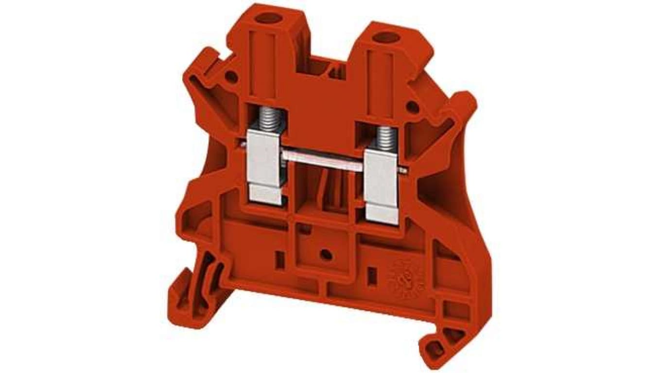 Schneider Electric Złączka szynowa 2-przewodowa 2,5mm2 czerwona ATEX NSYTRV22RD NSYTRV22RD